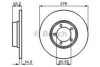 BOSCH 0 986 478 820 Brake Disc